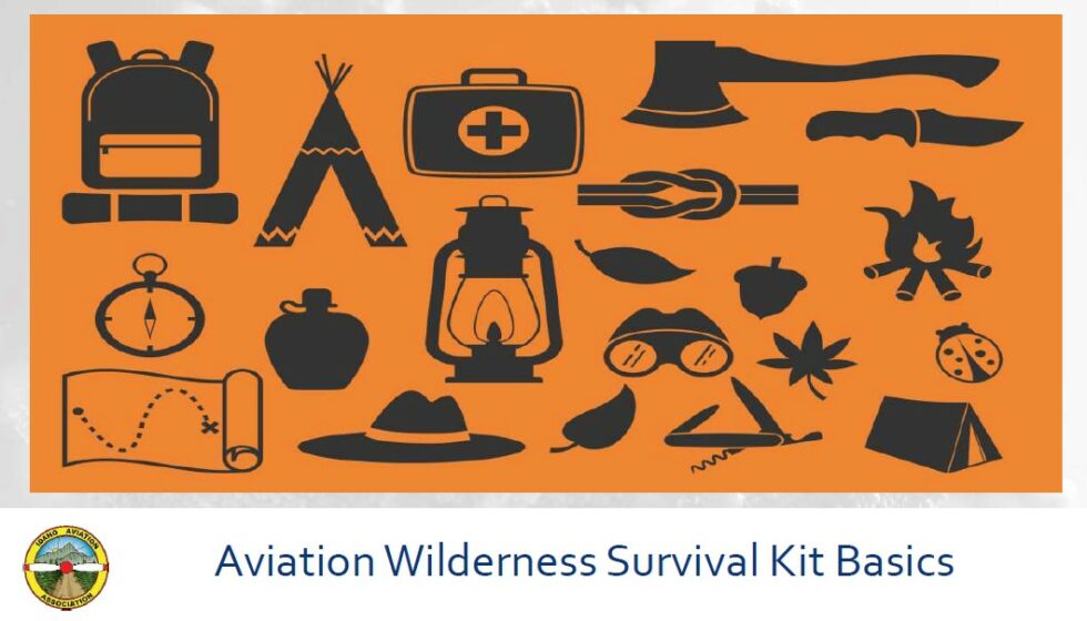 Aviation Survival Kits Explored by Treasure Valley Chapter Idaho