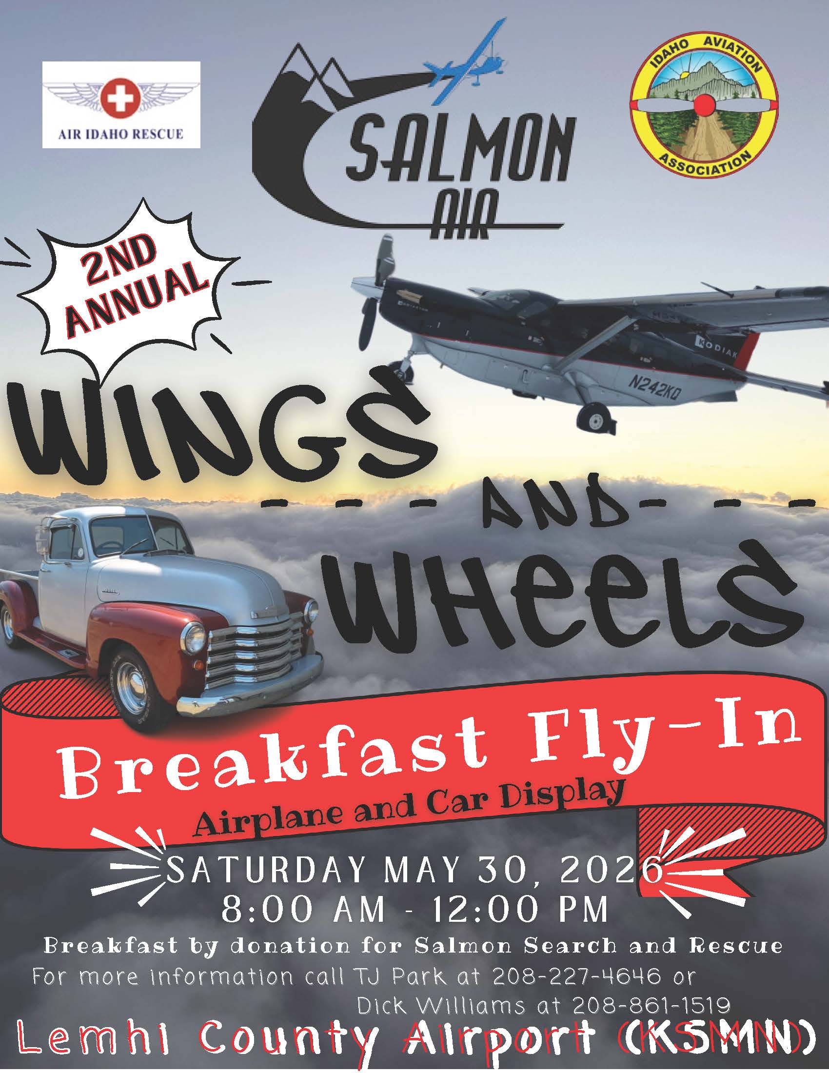 Huckleberry Pancake Breakfast at Bonner's Ferry - Idaho Aviation